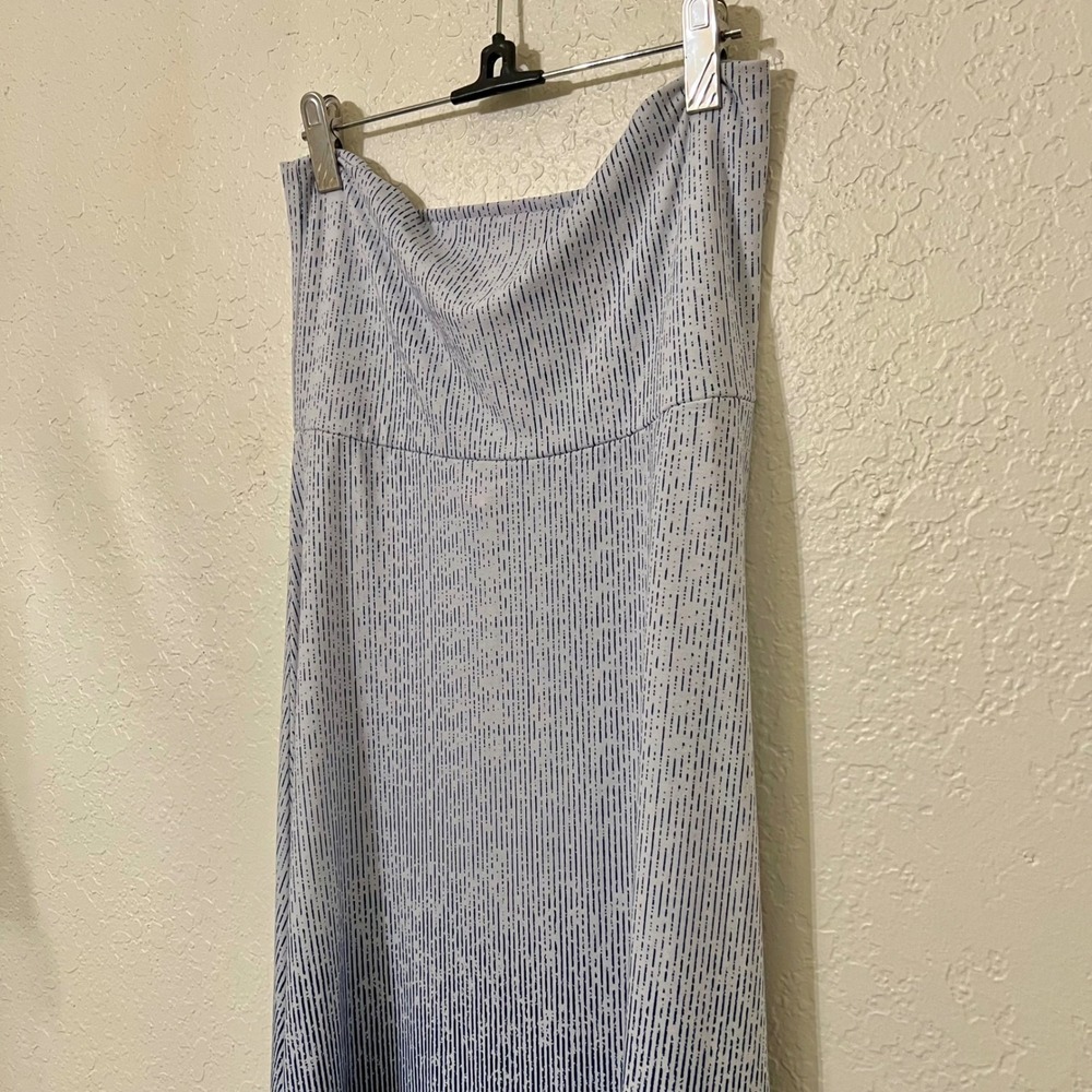 LuLaRoe‎ Womens Size S Maxi Skirt Blue Ombre Stripe Print Casual Summer - Picture 2 of 6